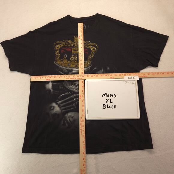 Ogabel Casual Crew Neck Short Sleeve T Shirt Mens Size Extra Large XL Black - Picture 5 of 9